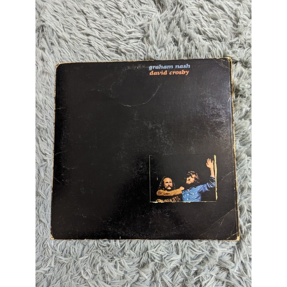 Graham Nash David Crosby Vinyl LP Self-Titled 1972 Atlantic SD 7220‎ EX Trifold